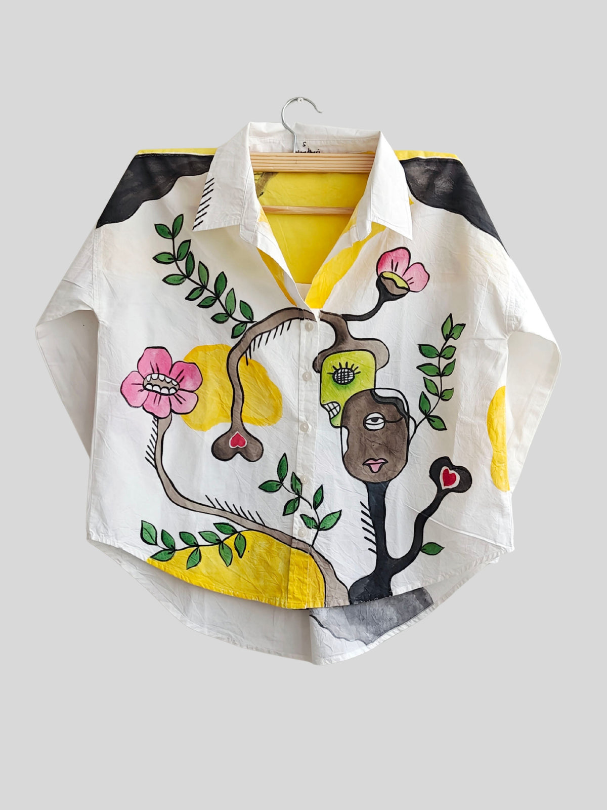 Self Love Painted Oversized Shirt