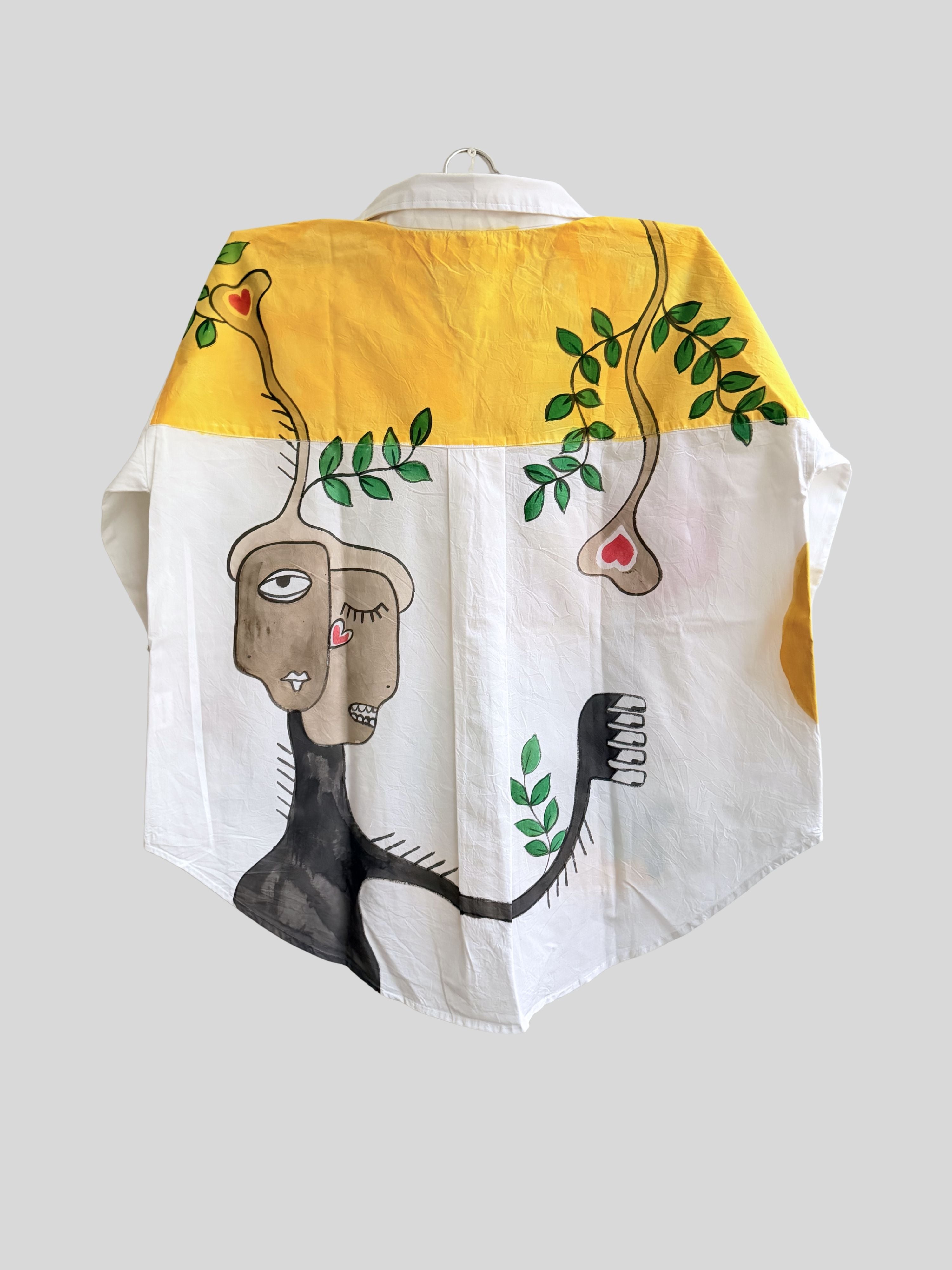 Self Love Painted Oversized Shirt