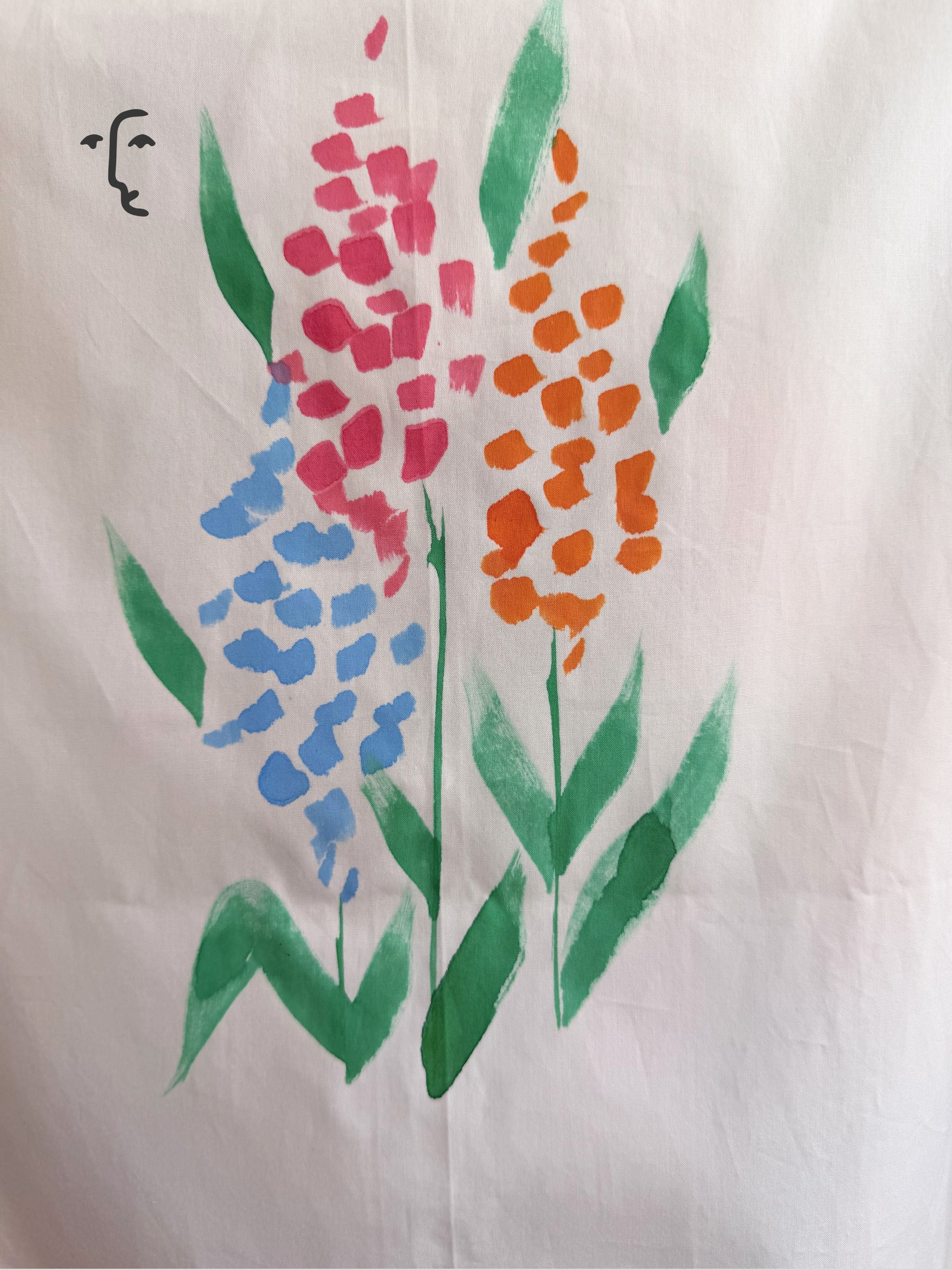 Delphi Painted Half Shirt