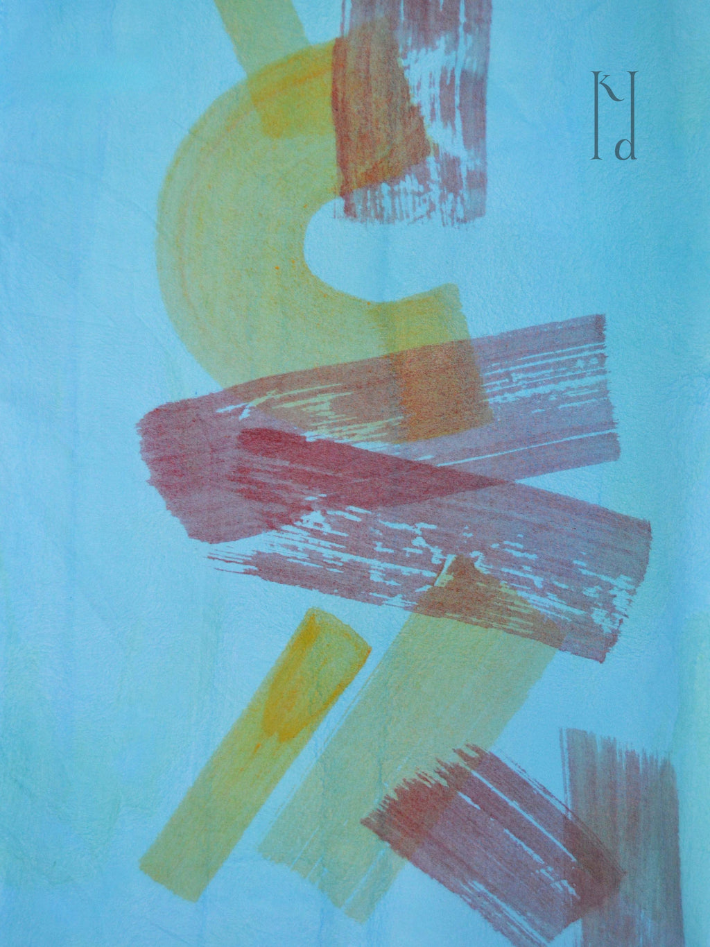 Gaitonde inspired Painted Oversized Shirt