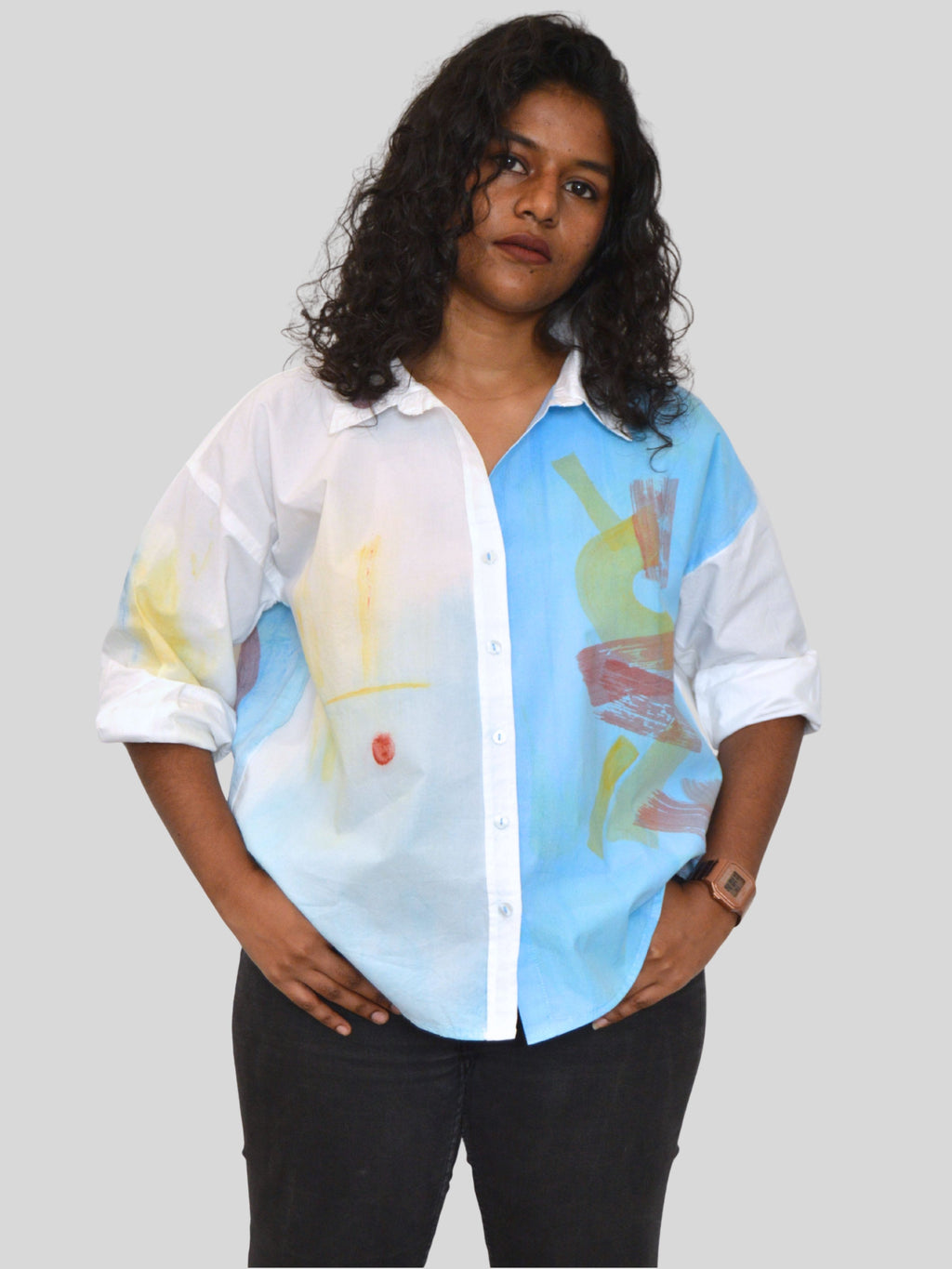 Gaitonde Painted Oversized Shirt