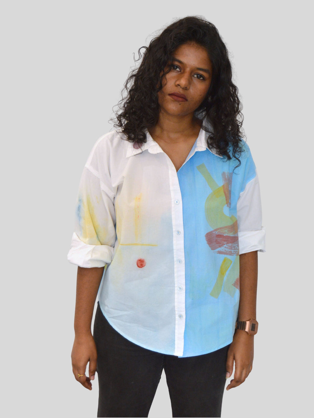 Gaitonde Painted Oversized Shirt