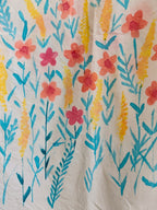 Wildflowers Painted Oversized Shirt
