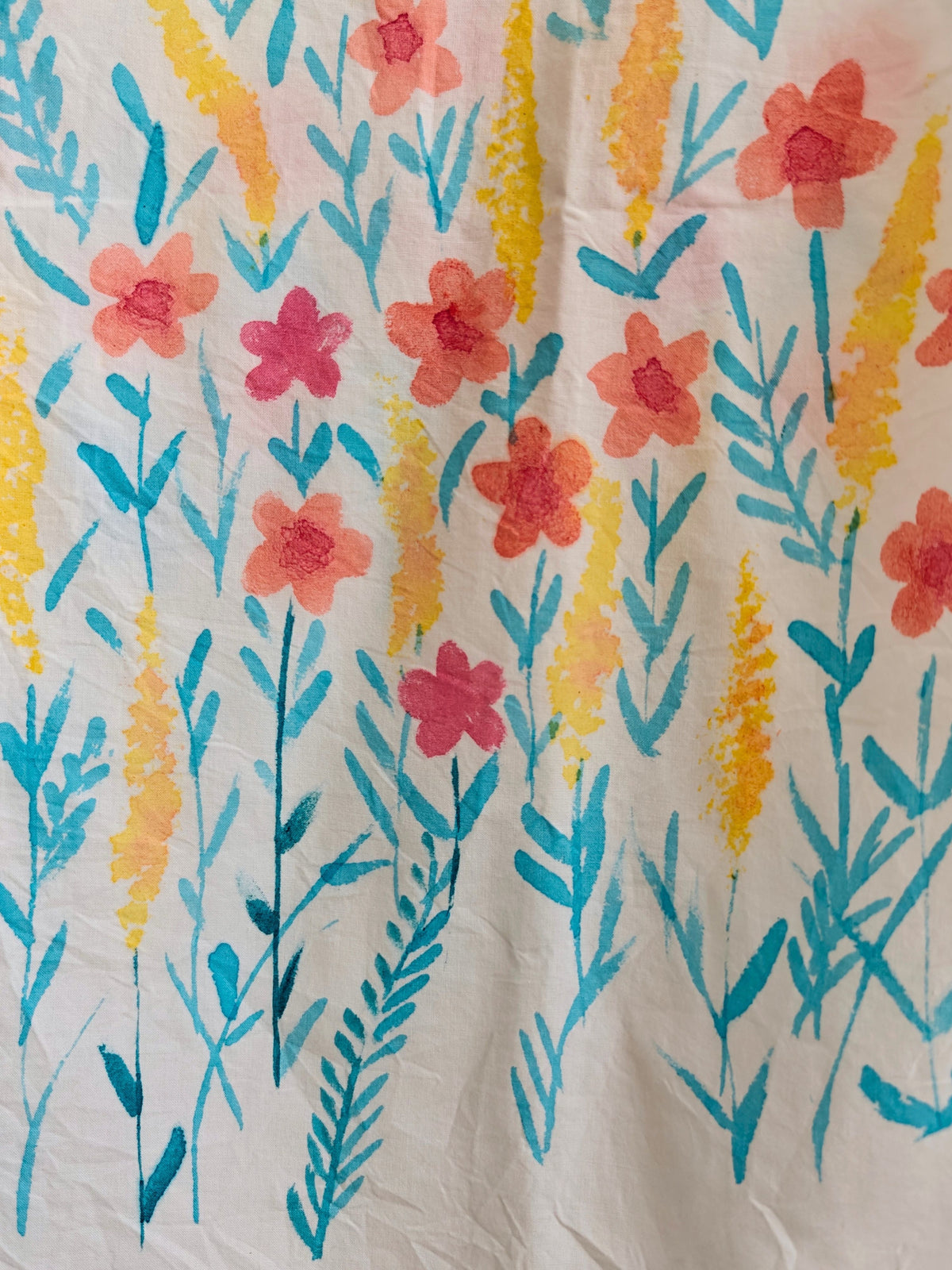 Wildflowers Painted Oversized Shirt