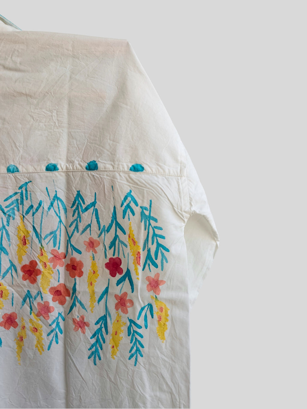 Wildflowers Painted Oversized Shirt