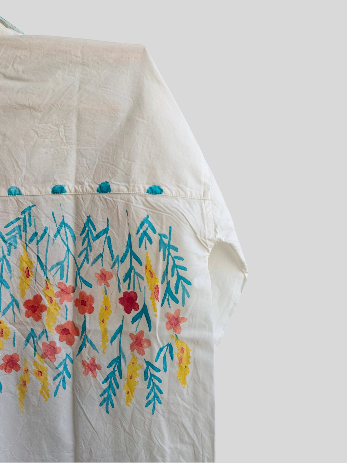 Wildflowers Painted Oversized Shirt