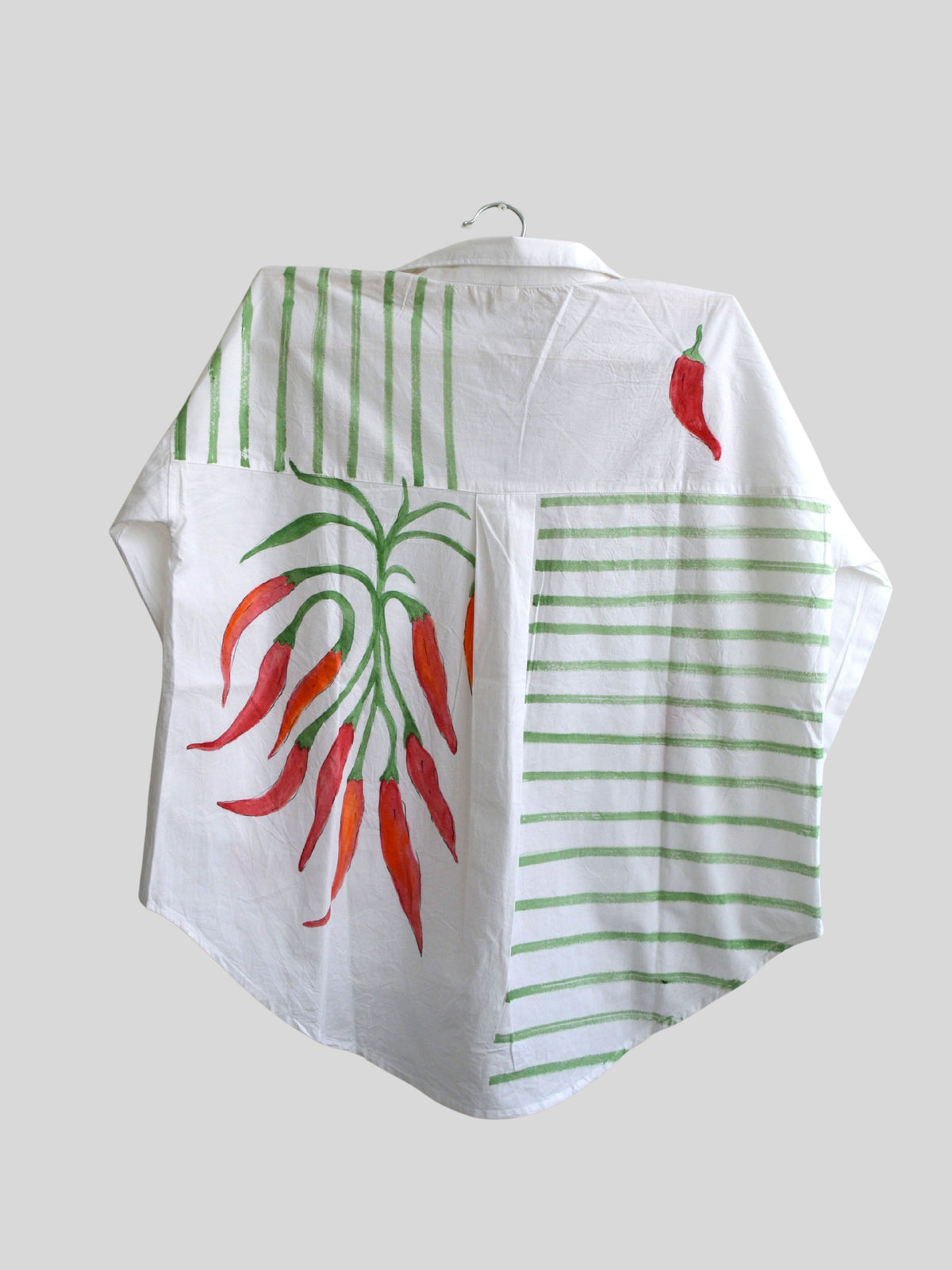 Mirchi Painted Oversized Shirt