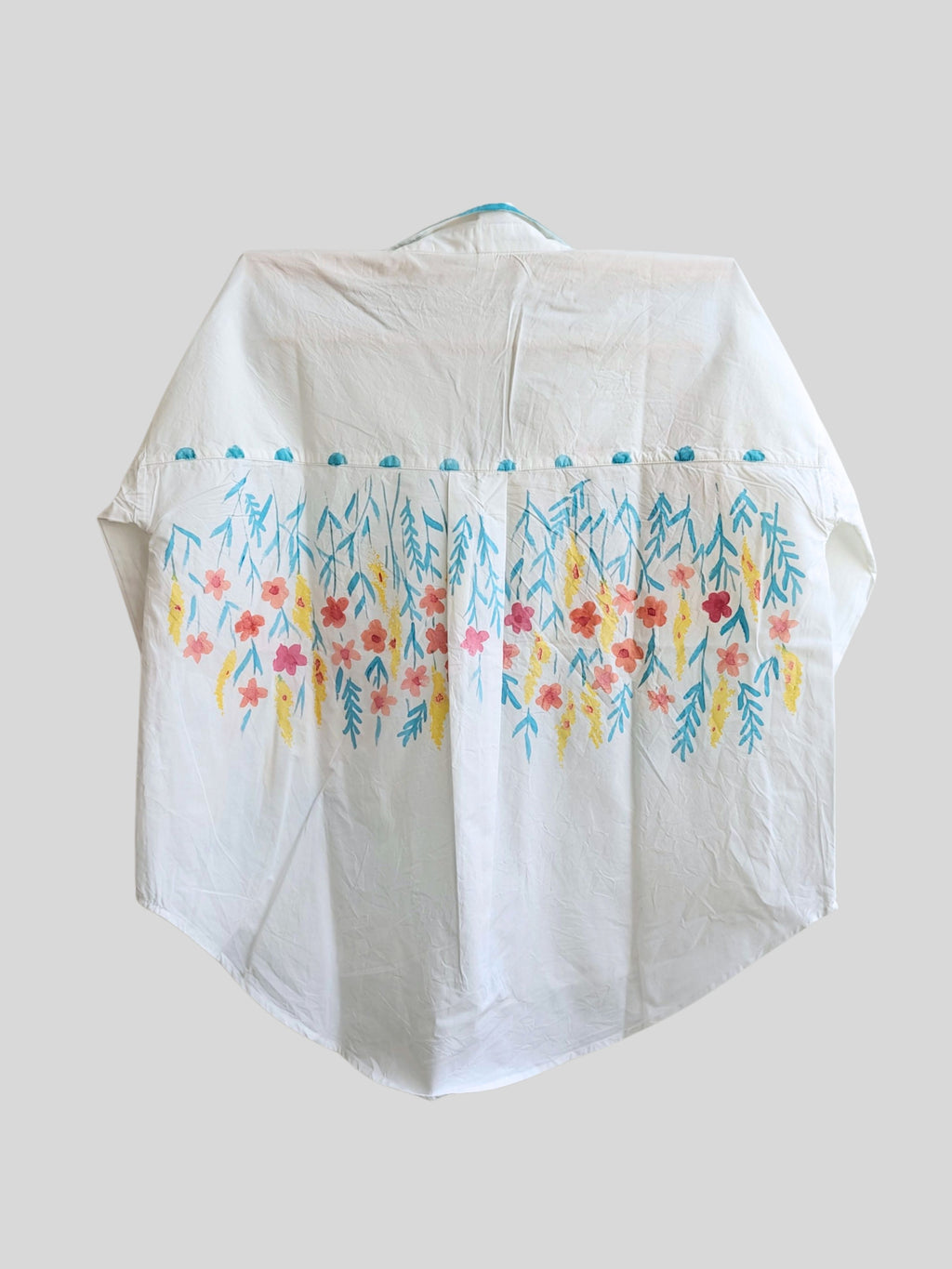 Wildflowers Painted Oversized Shirt