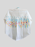 Wildflowers Painted Oversized Shirt