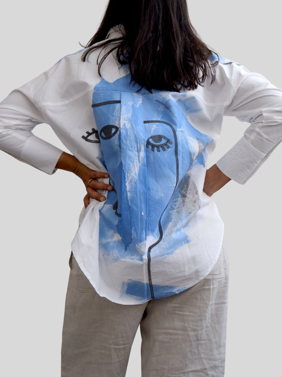 Freedom Painted Oversized Shirt