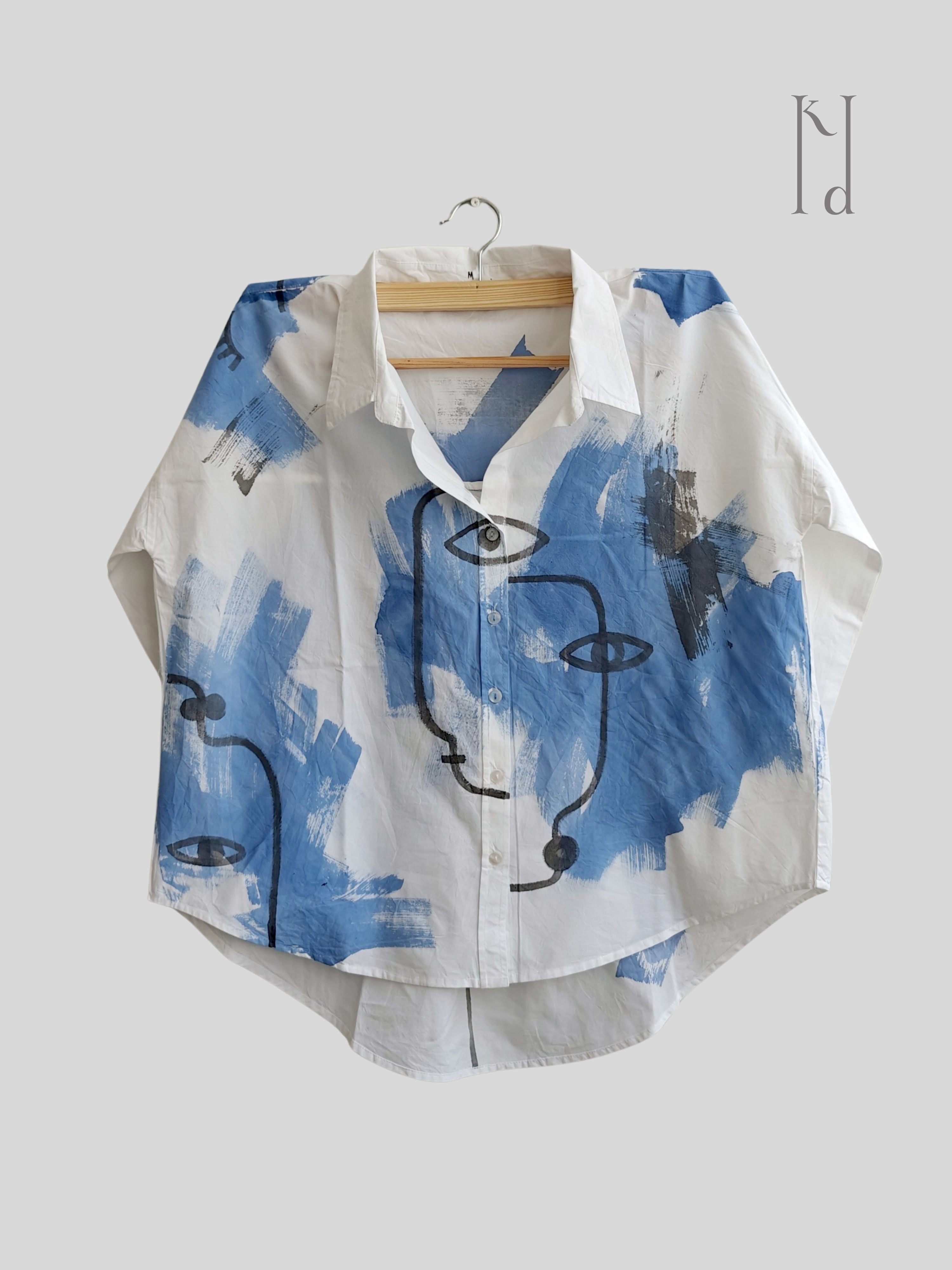 Freedom Painted Oversized Shirt