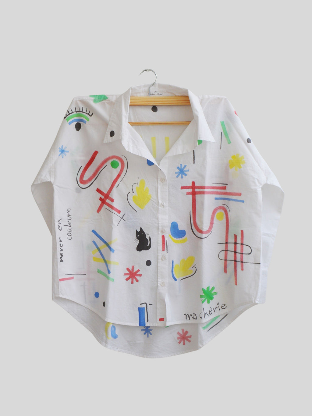 Ditzy Painted Oversized Shirt