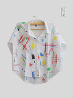 Ditzy Painted Oversized Shirt