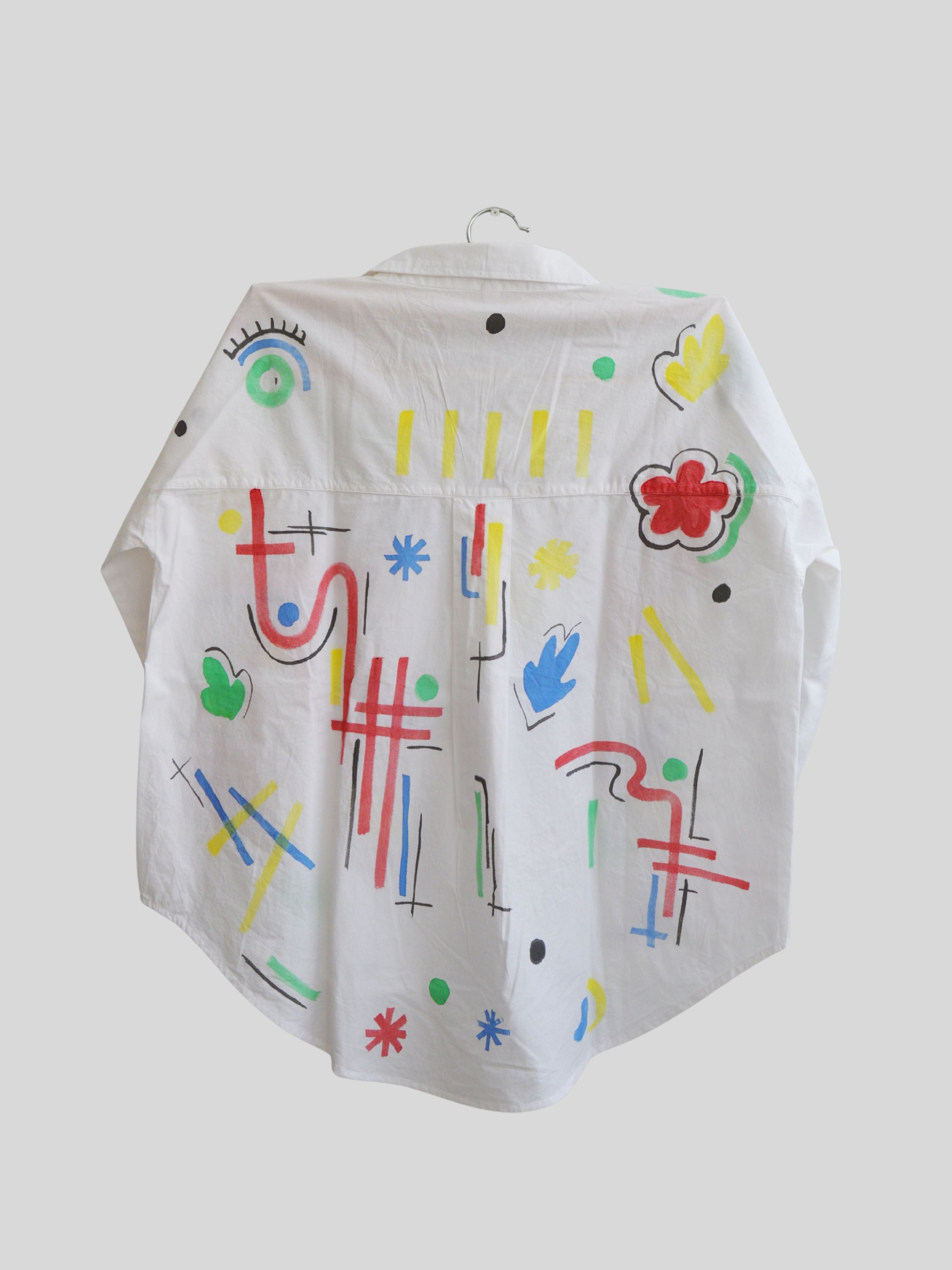Ditzy Painted Oversized Shirt