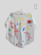 Ditzy Painted Oversized Shirt