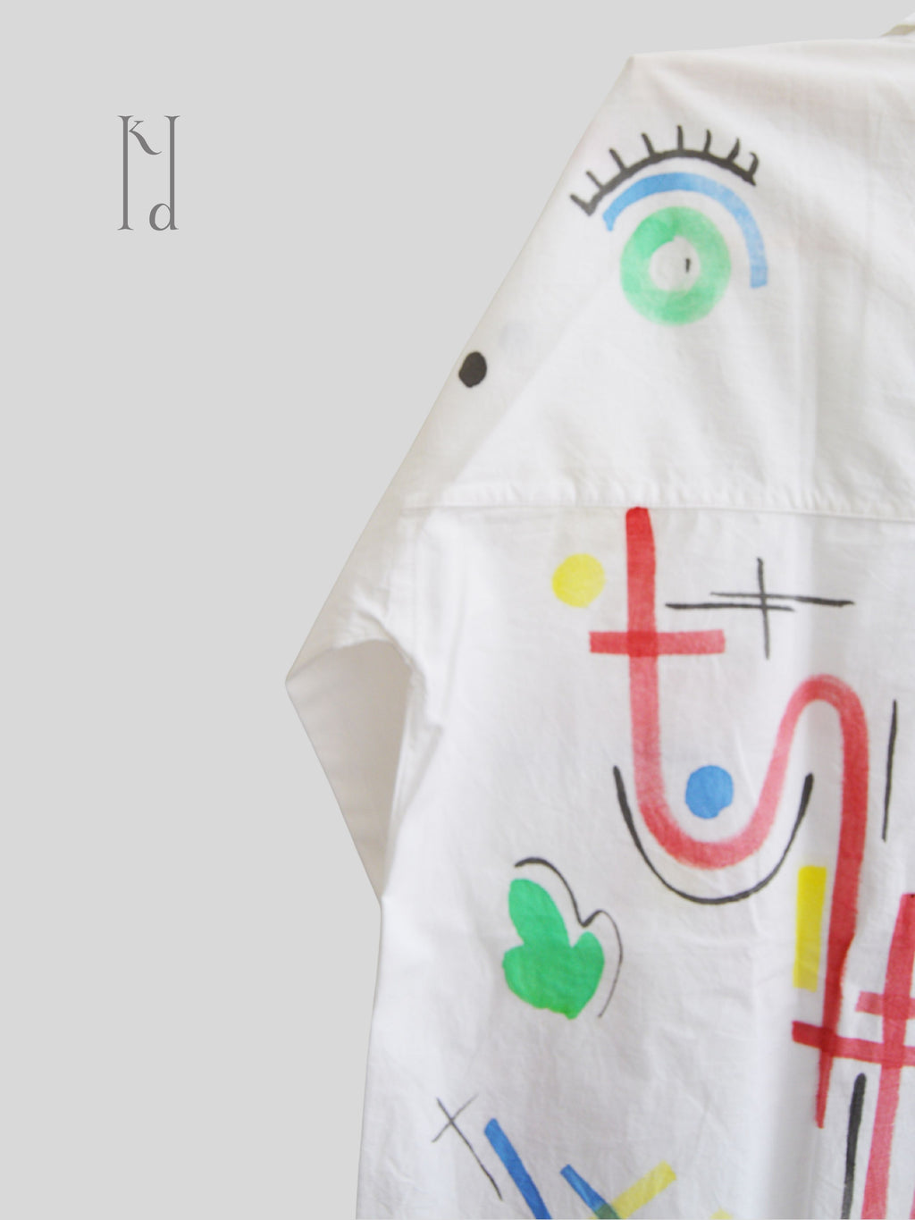 Ditzy Painted Oversized Shirt