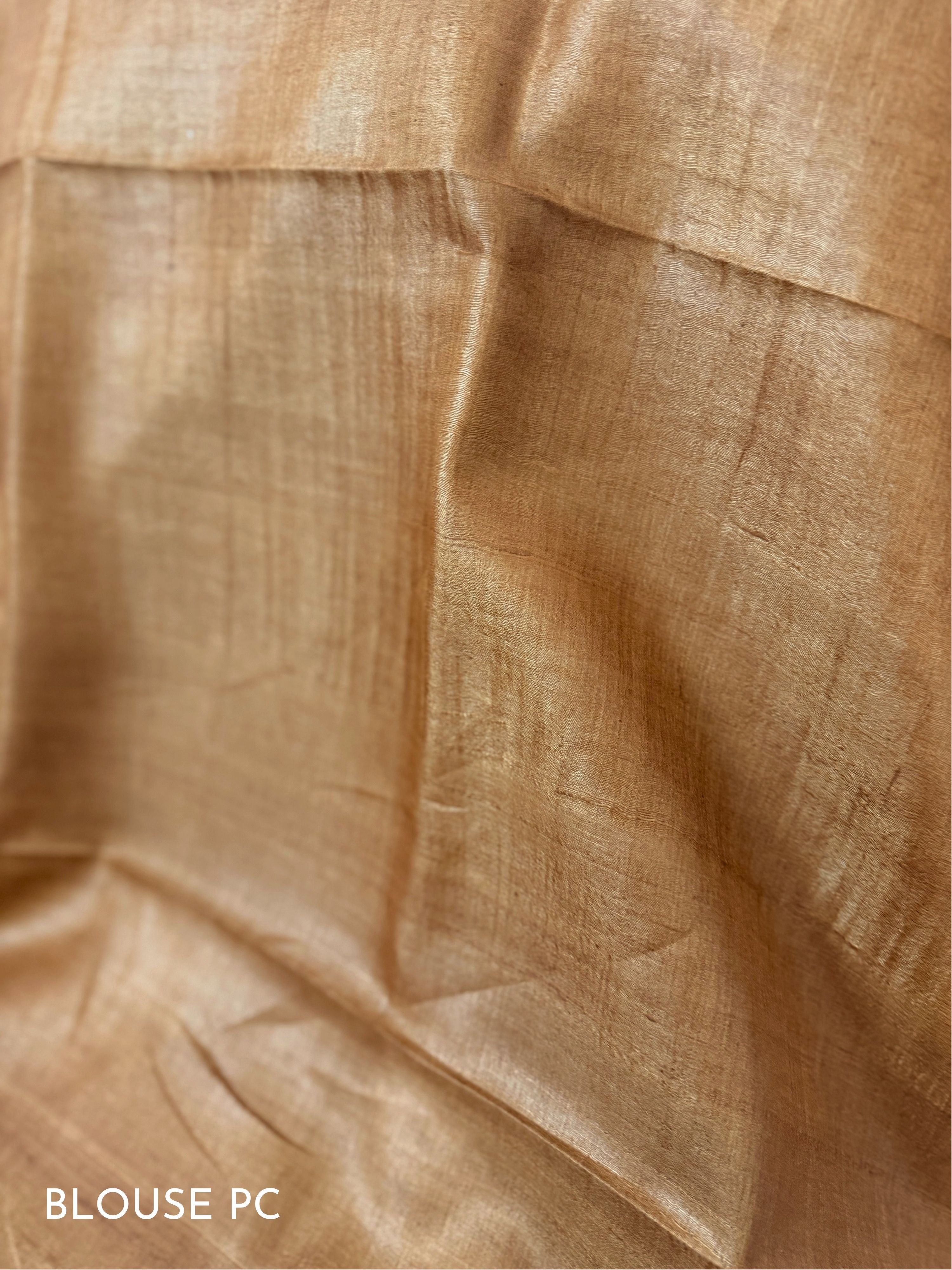 Chevron Tussar Saree