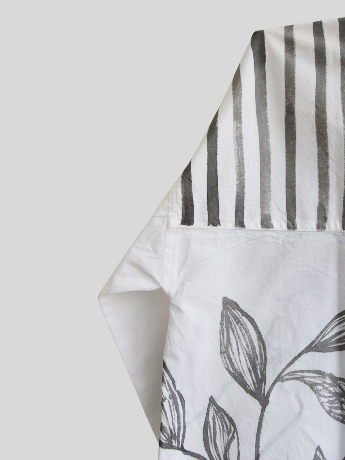 Wilted Florals Painted Oversized Shirt