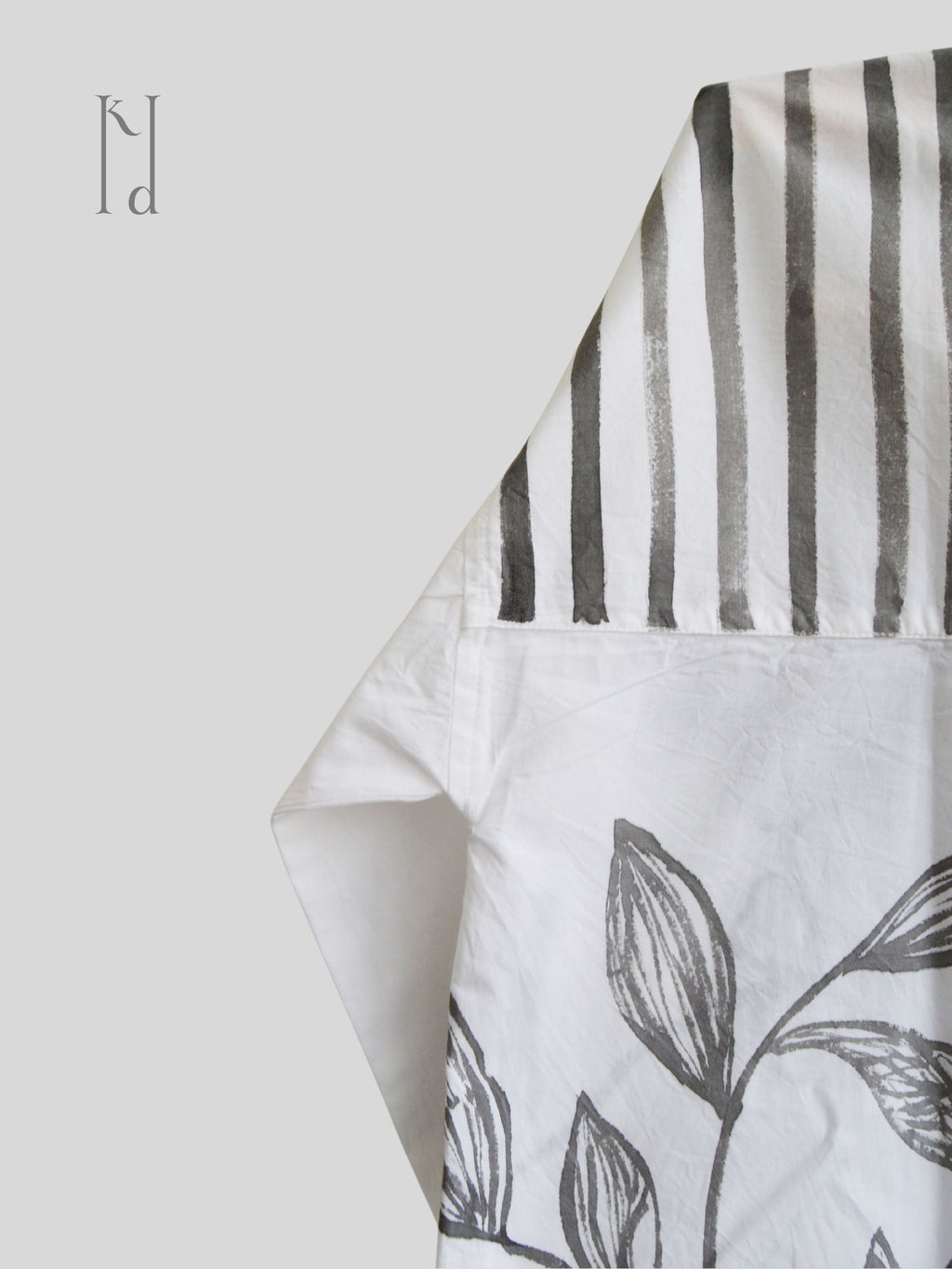 Wilted Florals Painted Oversized Shirt