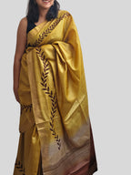 Prakashi Applique Tussar saree