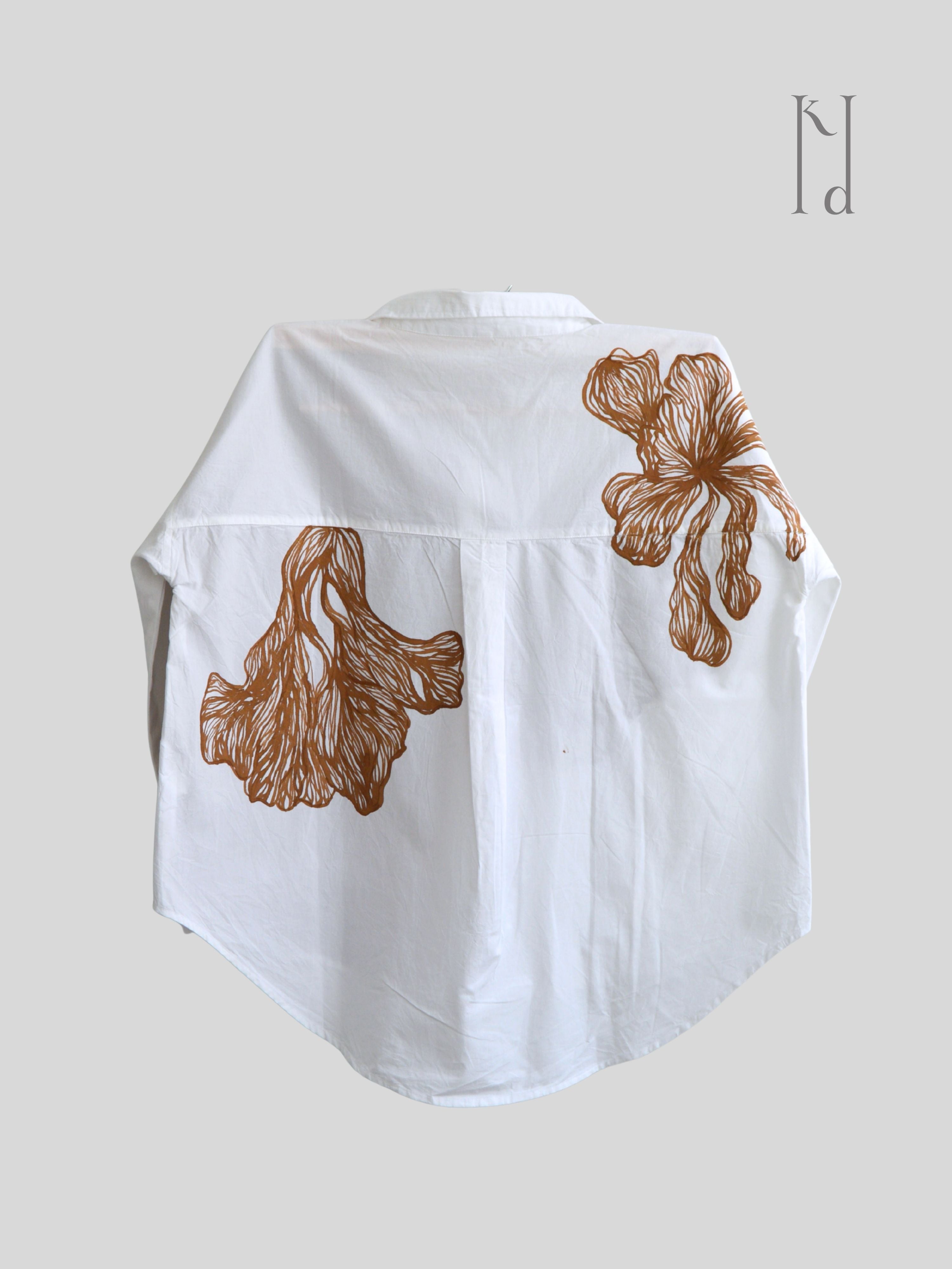 Autumn Painted Oversized Shirt