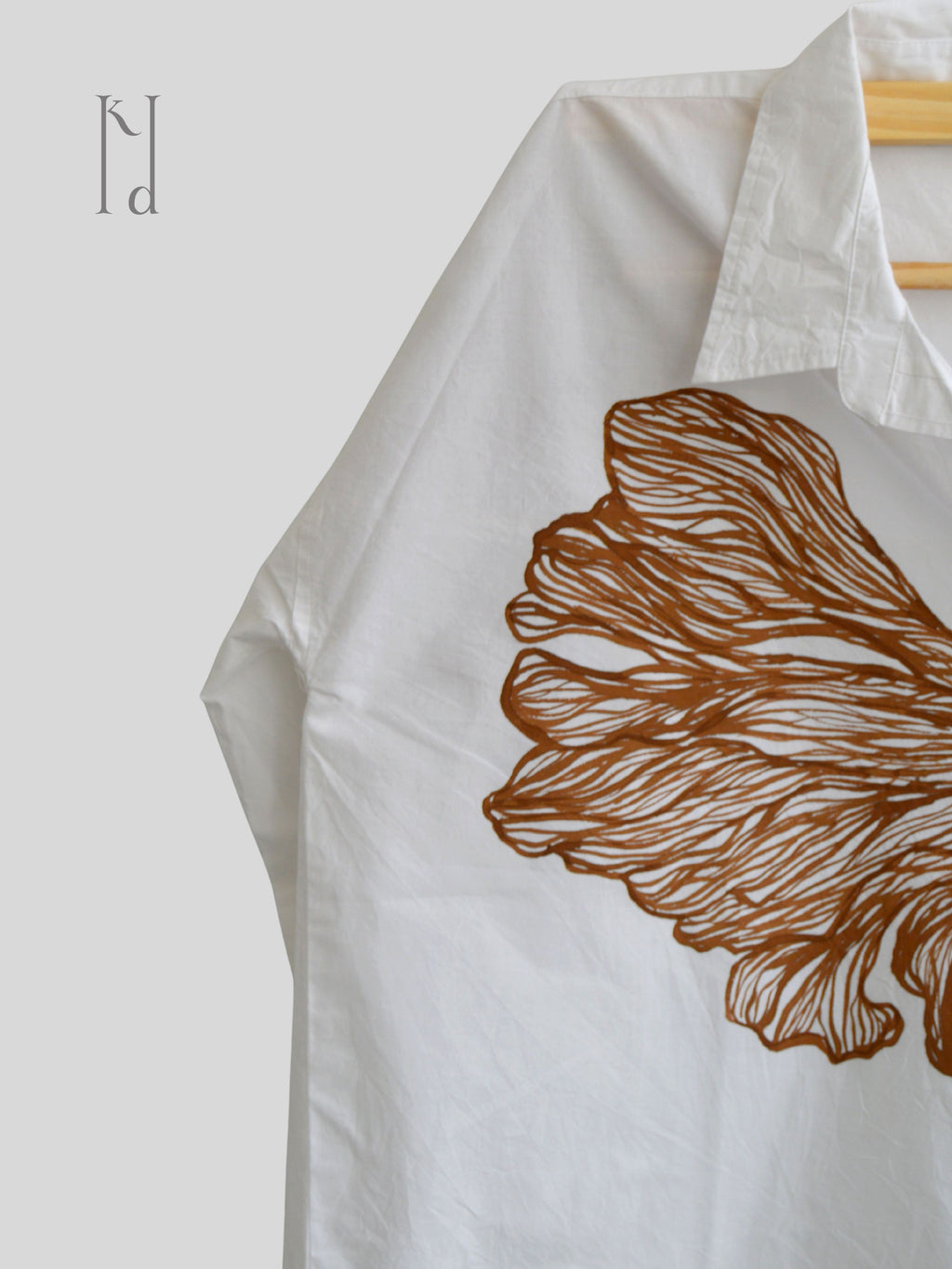 Autumn Painted Oversized Shirt
