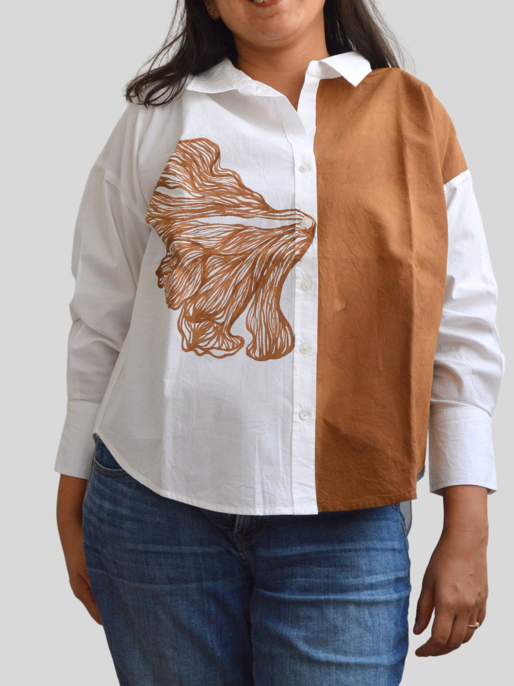 Autumn Painted Oversized Shirt