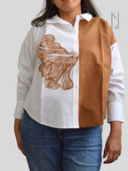 Autumn Painted Oversized Shirt