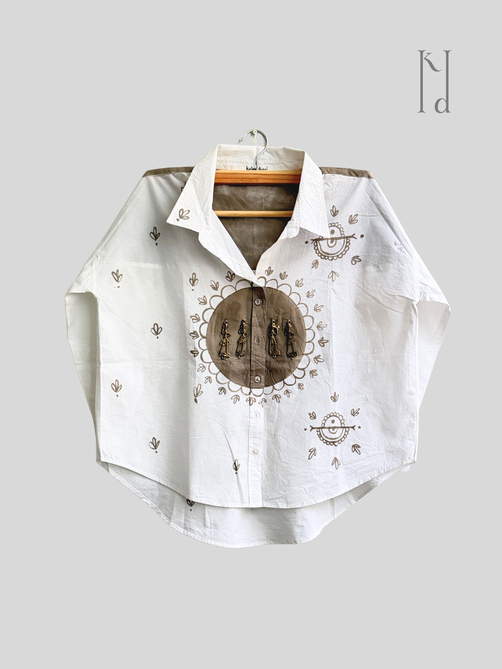 Dhokra Painted Oversized Shirt