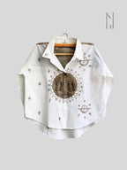 Dhokra Painted Oversized Shirt