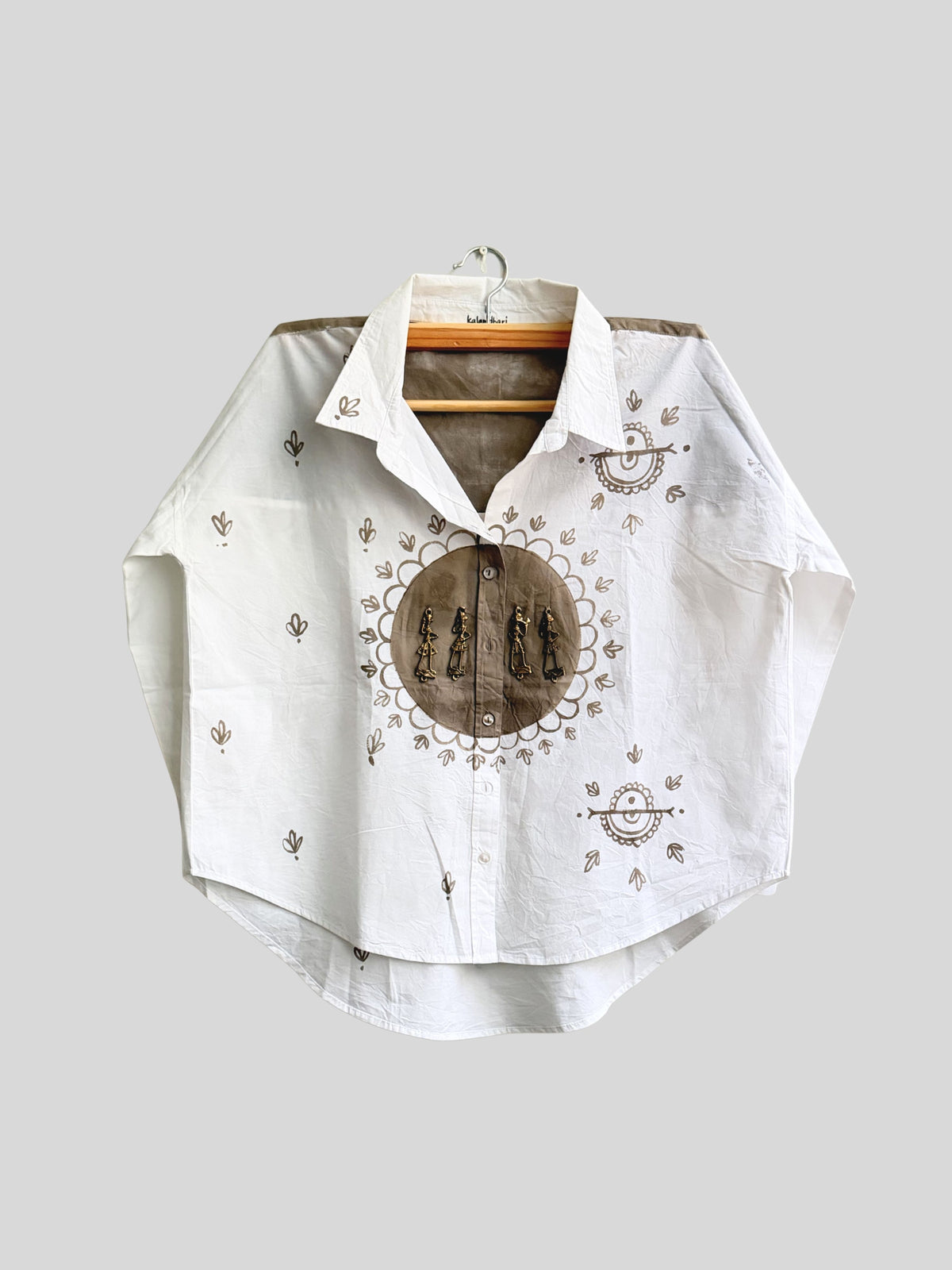 Dhokra Painted Oversized Shirt
