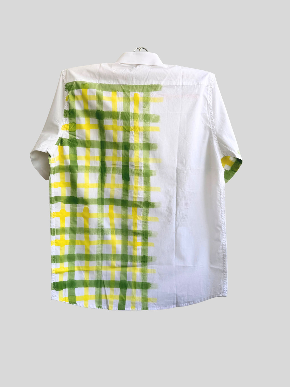Applique Painted Cotton Haft Shirt