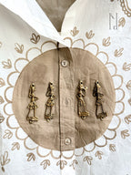 Dhokra Painted Oversized Shirt
