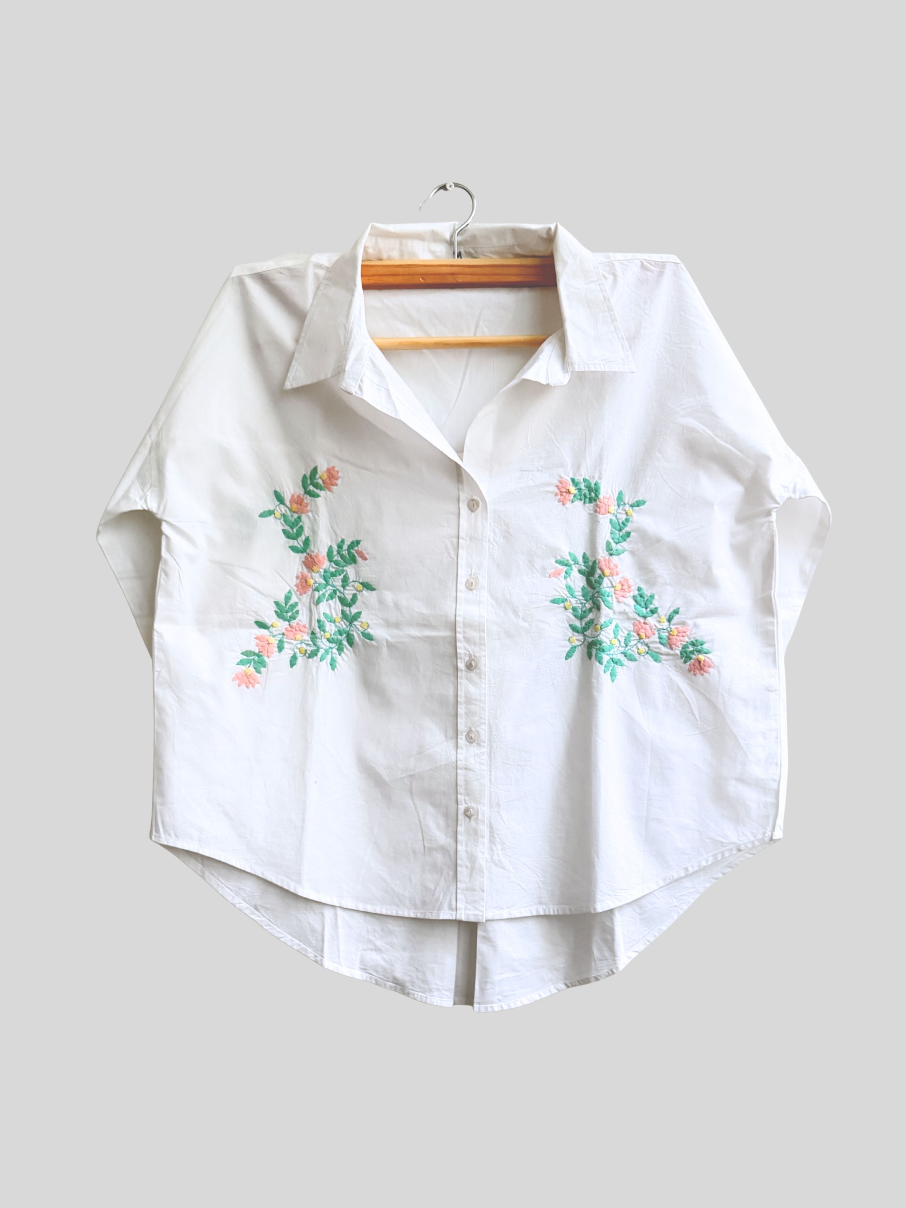 Maheen Applique Oversized Shirt