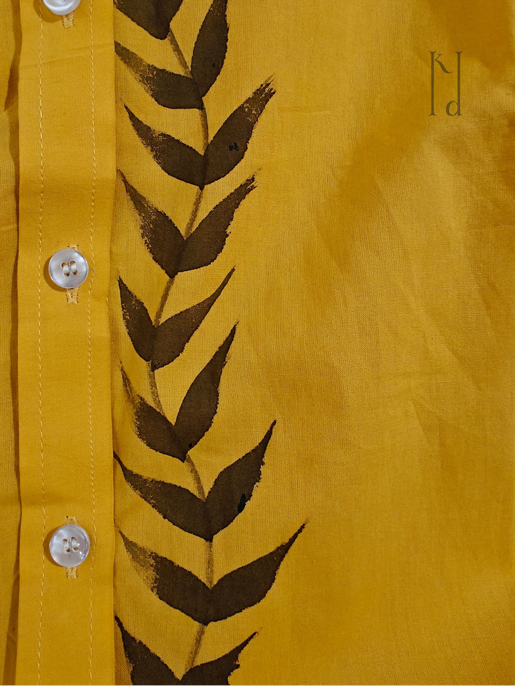 Fire Horse Painted Mul Cotton Shirt