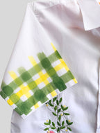 Applique Painted Cotton Haft Shirt