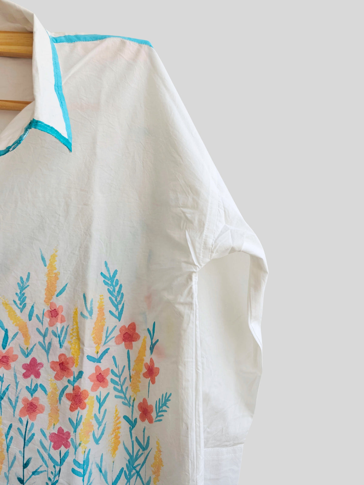 Wildflowers Painted Oversized Shirt