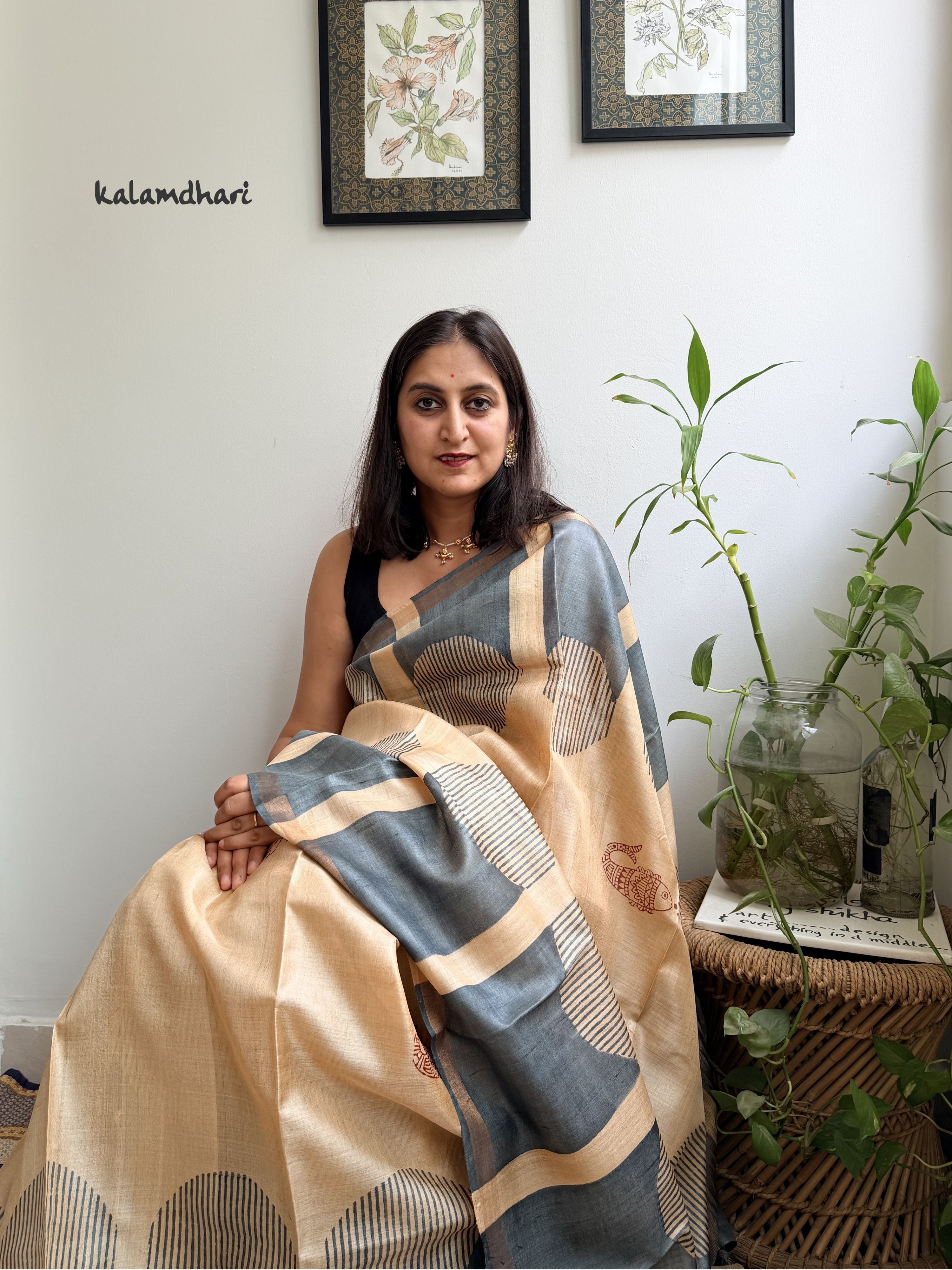 Machhli Kosa Saree