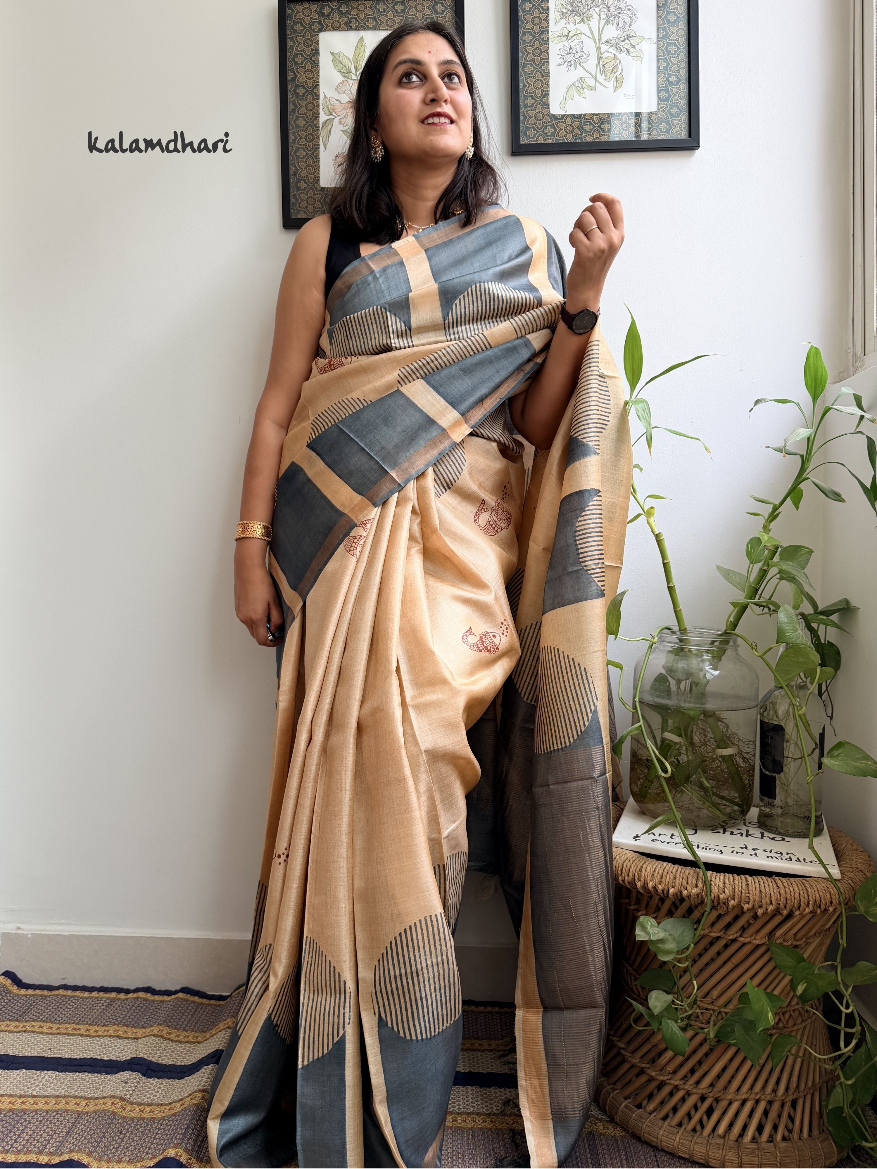 Machhli Kosa Saree