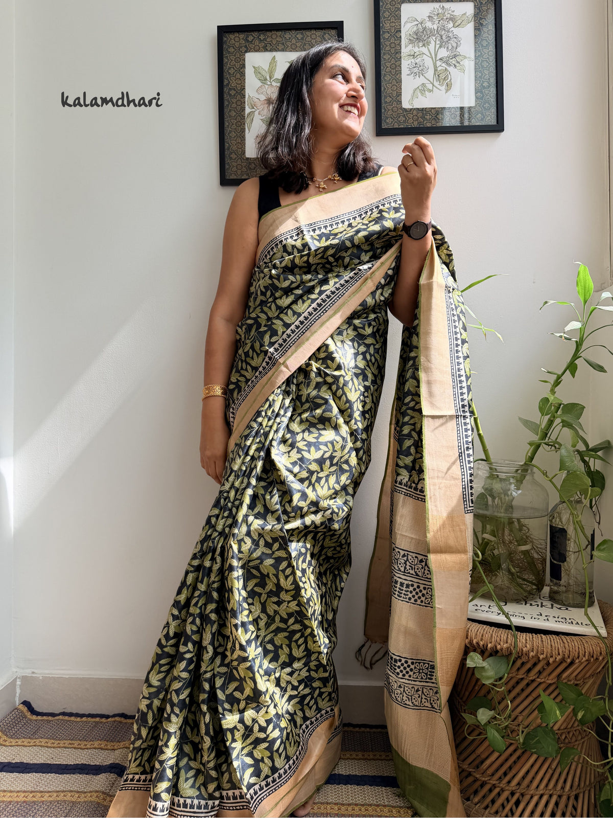 Raat Rani Tussar Saree
