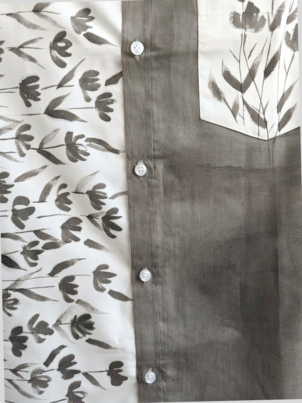 Black Phool Half Shirt