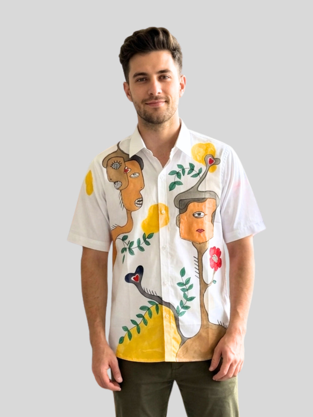 Self Love Painted Half Shirt