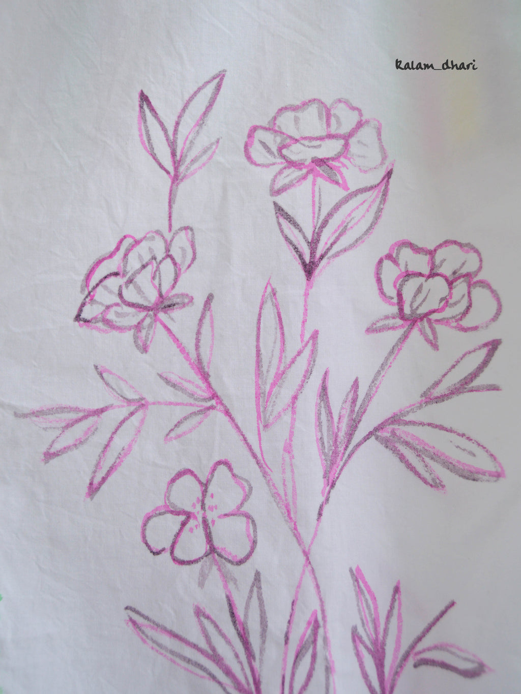 La Vie Est Belle Painted Oversized Shirt