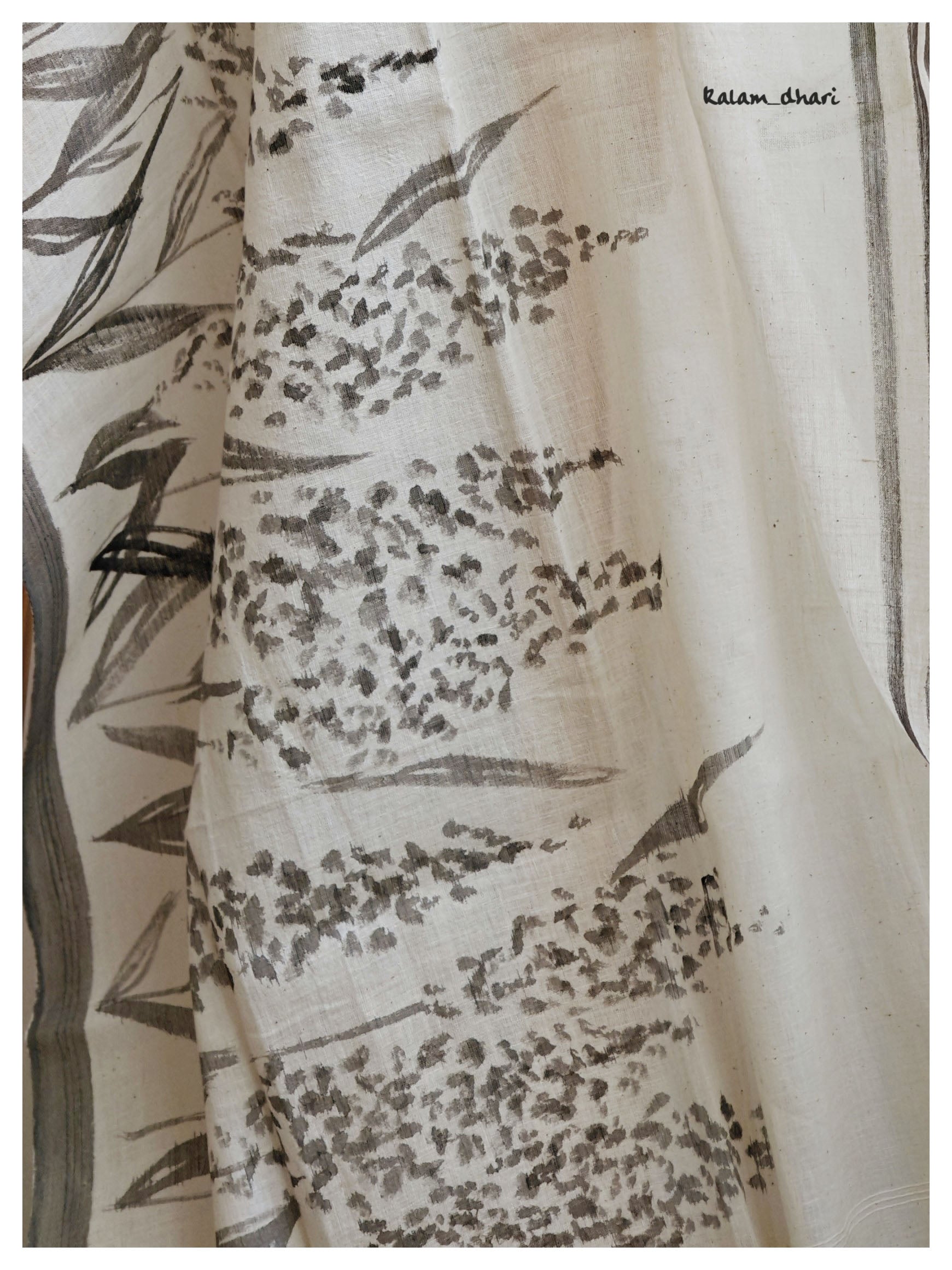 Rainforest Muslin Cotton Painted Stole