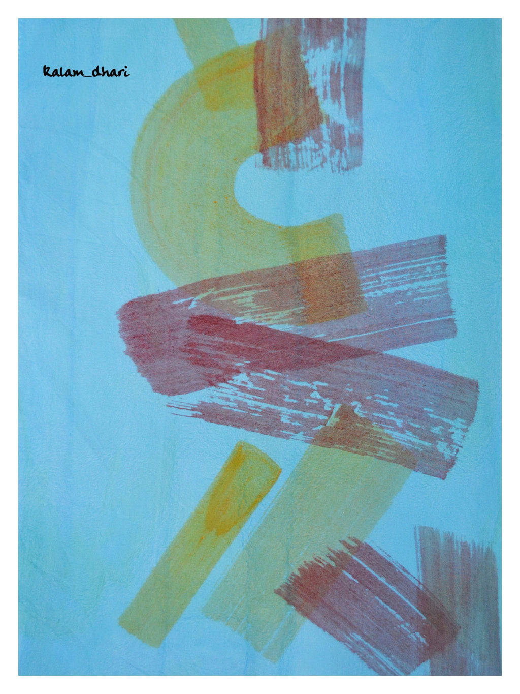 Gaitonde inspired Painted Oversized Shirt