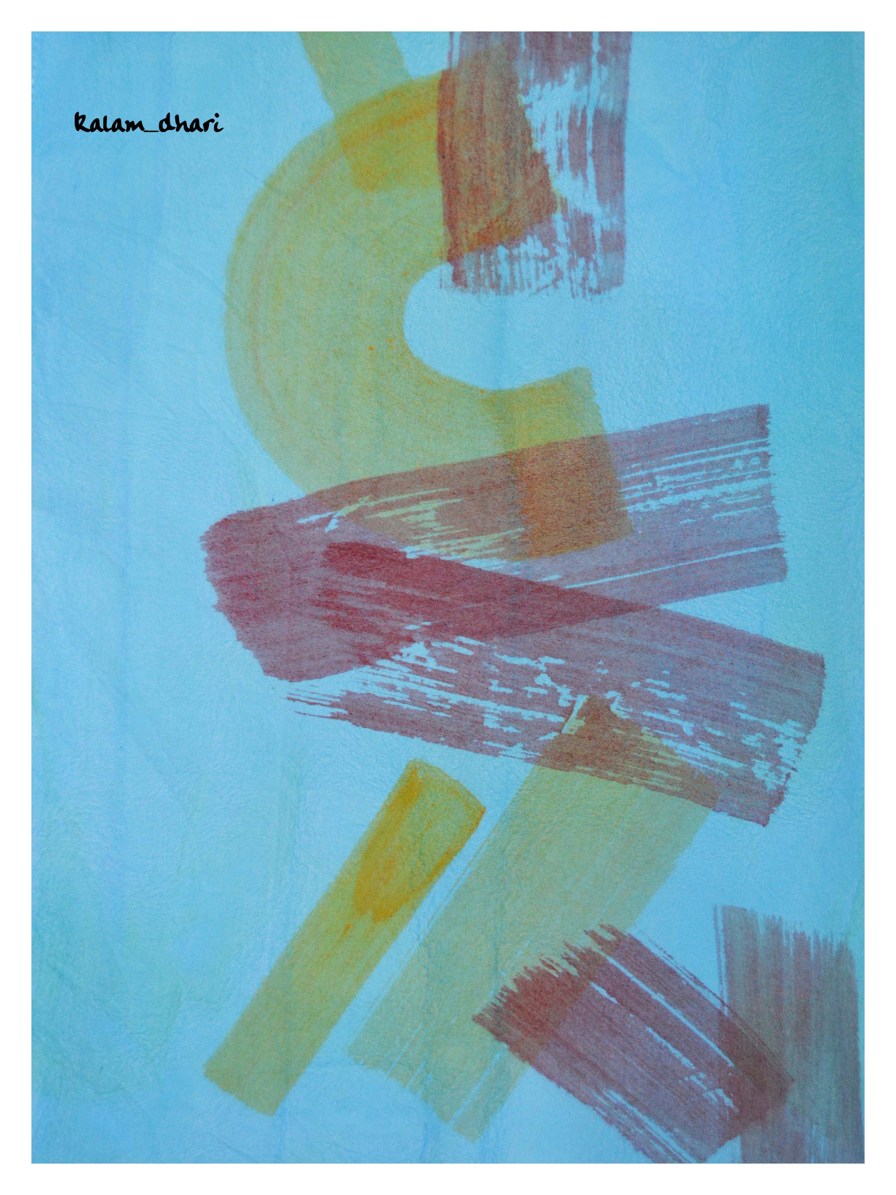 Gaitonde inspired Painted Oversized Shirt