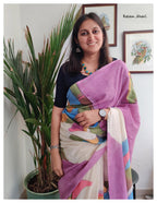 KalaKriti Painted Cotton Saree