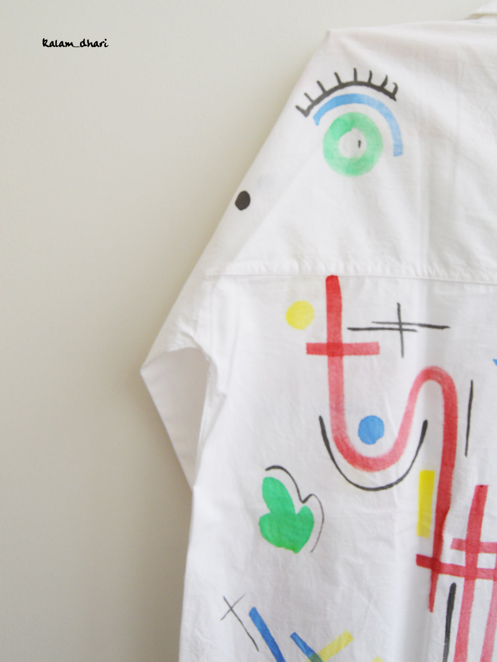 Ditzy Painted Oversized Shirt