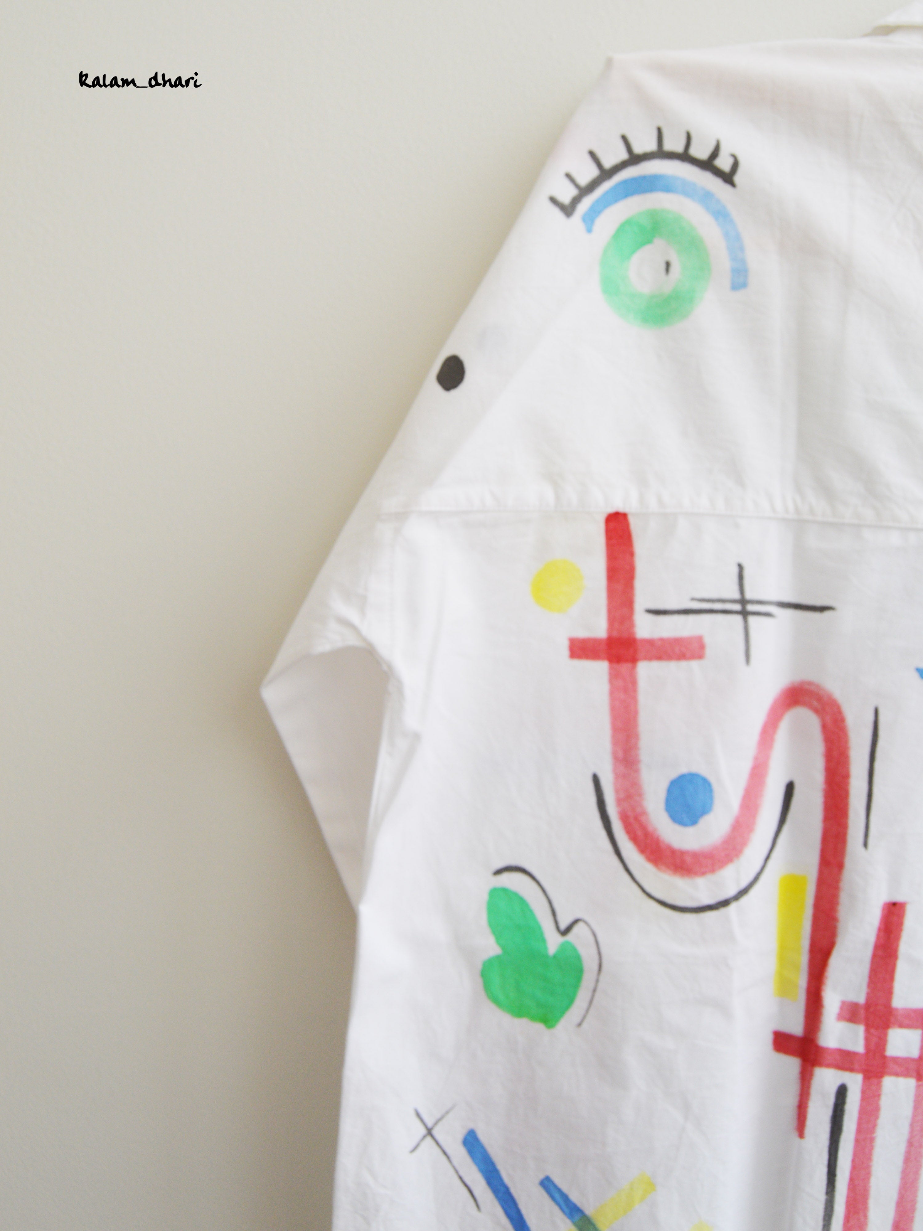 Ditzy Painted Oversized Shirt