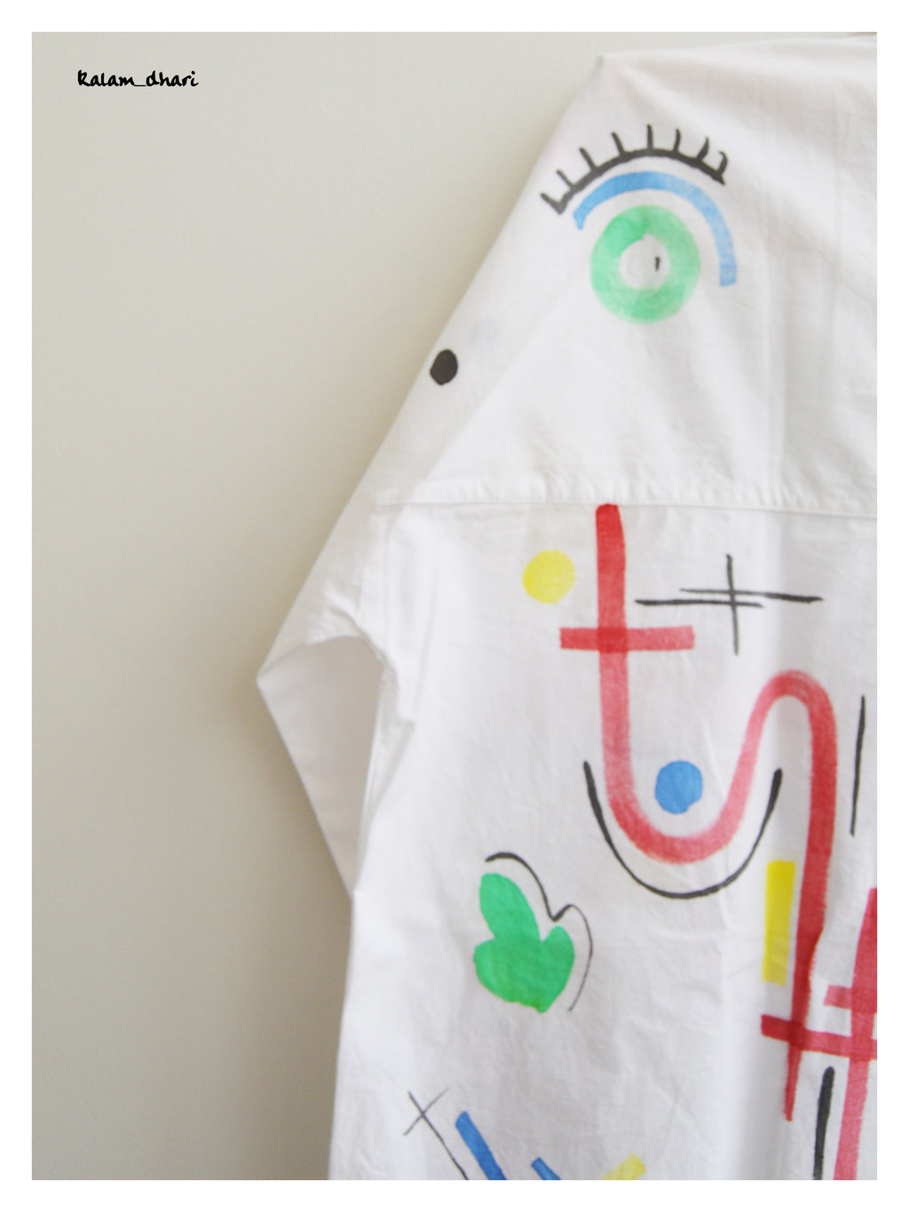 Ditzy Painted Oversized Shirt